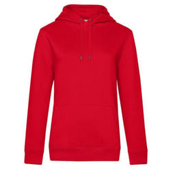 B&C Womens/Ladies Queen Hoodie - S, Red