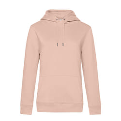 B&C Womens/Ladies Queen Hoodie - S, Soft Rose