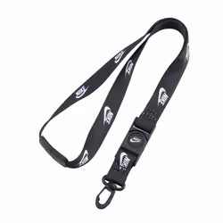 Nike Club Standard Lanyard - One Size, Black/White