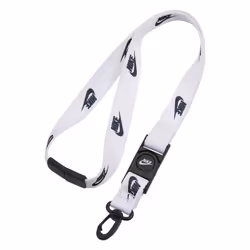 Nike Club Standard Lanyard - One Size, White/Black