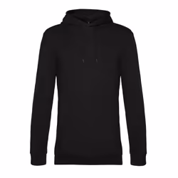 B&C Mens # Hoodie - XS, Black Pure