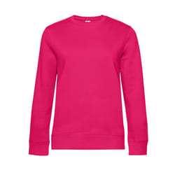 B&C Womens/Ladies Queen Crew Neck Sweatshirt - S, Magenta Pink