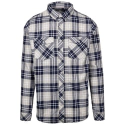Trespass Mens Dawlish Checked Shirt - XXL, Navy