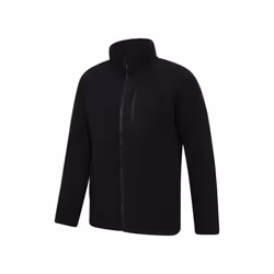 Mountain Warehouse Mens Highland Full Zip Fleece - 4XL, Black