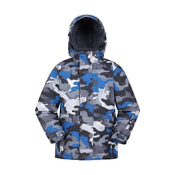 Mountain Warehouse Childrens/Kids Mogal Camo Ski Jacket - 2-3 Years, Cobalt