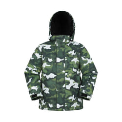 Mountain Warehouse Childrens/Kids Mogal Camo Ski Jacket - 9-10 Years, Dark Green