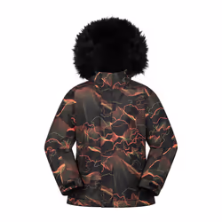 Mountain Warehouse Childrens/Kids Berg Abstract Ski Jacket - 13 Years, Black