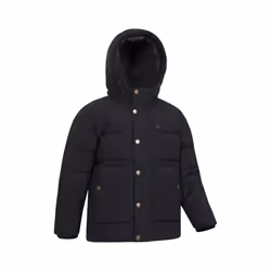 Mountain Warehouse Childrens/Kids Manta Borg Lined Jacket - 9-10 Years, Black