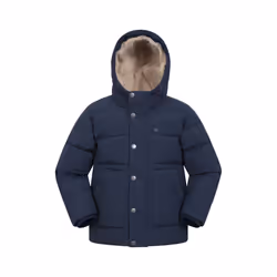 Mountain Warehouse Childrens/Kids Manta Borg Lined Jacket - 13 Years, Navy
