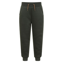 Mountain Warehouse Childrens/Kids Nordic Faux Fur Lined Jogging Bottoms - 7-8 Years, Khaki Green