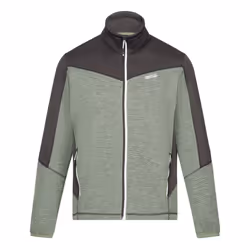 Regatta Mens Highton IV Full Zip Fleece Jacket - XXL, Agave Green/Ash