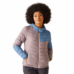Regatta Womens/Ladies Hillpack II Hooded Padded Jacket - 8 UK, Heather/Coronet Blue