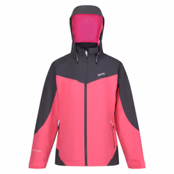 Regatta Womens/Ladies Bosfield II Waterproof Jacket - 8 UK, Flamingo Pink/Seal Grey