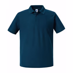 Russell Mens Authentic Eco Polo Shirt - XL, Petrol Blue