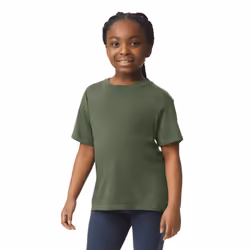 Gildan Childrens/Kids Soft Style Jersey T-Shirt - 9-11 Years, Military Green