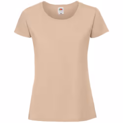 Fruit Of The Loom Womens/Ladies Fit Ringspun Premium Tshirt - XL UK, Desert Sand