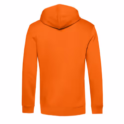 B&C Mens Organic Hoodie - S, Pure Orange