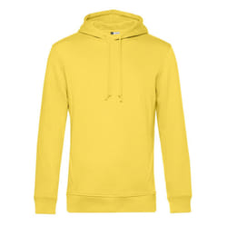 B&C Mens Organic Hoodie - S, Yellow Fizz
