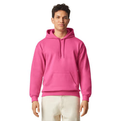 Gildan Unisex Adult Softstyle Fleece Midweight Hoodie - S, Tangerine