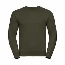 Russell Mens Set-in Sweatshirt - 3XL, Olive