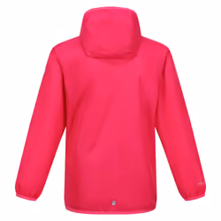 Regatta Great Outdoors Childrens/Kids Lever II Packaway Rain Jacket - 11-12 Years, Pink