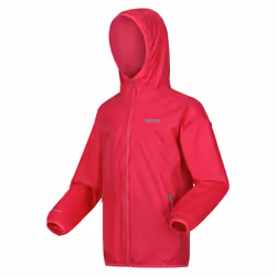 Regatta Great Outdoors Childrens/Kids Lever II Packaway Rain Jacket - 11-12 Years, Pink