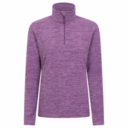 Mountain Warehouse Womens/Ladies Snowdon Melange Fleece Top - 18 UK, Dusky Purple