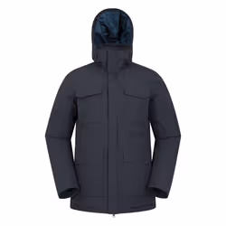 Mountain Warehouse Mens Concord Extreme Down Long Length Jacket - XXS, Blue