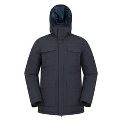 Mountain Warehouse Mens Concord Extreme Down Long Length Jacket - XXS, Blue