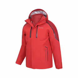 Mountain Warehouse Mens Zenith Extreme III 3 in 1 Padded Jacket - XXS, Red