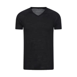 Mountain Warehouse Mens Summit Merino Wool Thermal Top - XXS, Black