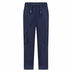 Mountain Warehouse Childrens/Kids Jersey Lined Pull-On Cargo Trousers - 5-6 Years, Navy