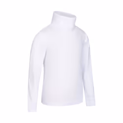 Mountain Warehouse Childrens/Kids Talus Roll Neck Long-Sleeved Top - 11-12 Years, White