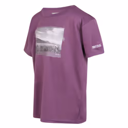 Regatta Childrens/Kids Alvardo VIII Photograph T-Shirt - 7-8 Years, Sunset Purple