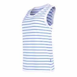 Regatta Womens/Ladies Fariah Striped Sleeveless T-Shirt - 8 UK, White/Sonic Blue
