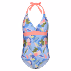 Regatta Womens/Ladies Flavia II Abstract Floral One Piece Swimsuit - 8 UK, Blue/Green/Pink