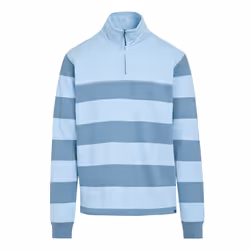 Regatta Mens Agilno Half Zip Fleece Top - XXL, Powder Blue/Coronet Blue