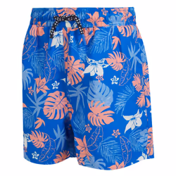 Regatta Boys Skander III Hawaiian Swim Shorts - 3-4 Years, Oxford Blue