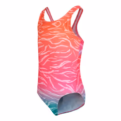 Regatta Girls Katrisse Ombre One Piece Swimsuit - 3-4 Years, Satsuma