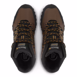 Regatta Mens Edgepoint Mid Waterproof Hiking Shoes - 7 UK, Chestnut/Inca Gold