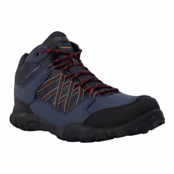 Regatta Mens Edgepoint Mid Waterproof Hiking Shoes - 12 UK, Navy/Rio Red