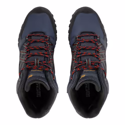 Regatta Mens Edgepoint Mid Waterproof Hiking Shoes - 12 UK, Navy/Rio Red