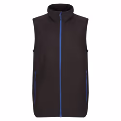 Regatta Mens Navigate Fleece Gilet - 3XL, Black/New Royal