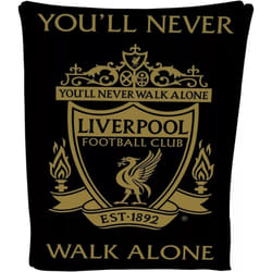 Liverpool FC Fleece Crest Blanket