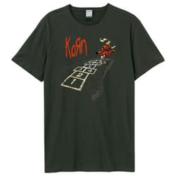 Amplified Womens/Ladies Follow The Leader Hopscotch Korn T-Shirt - XL, Charcoal