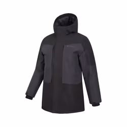 Mountain Warehouse Mens Tephra Waterproof Padded Parka - XS, Dark Grey