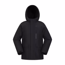 Mountain Warehouse Childrens/Kids Noah Borg Lined Waterproof Jacket - 9-10 Years, Black