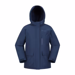 Mountain Warehouse Childrens/Kids Noah Borg Lined Waterproof Jacket - 9-10 Years, Navy