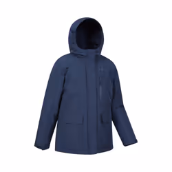 Mountain Warehouse Childrens/Kids Noah Borg Lined Waterproof Jacket - 9-10 Years, Navy