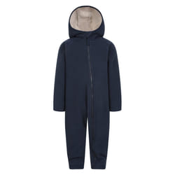 Mountain Warehouse Childrens/Kids Aspen Borg Fleece Lined Snowsuit - 12-18 Months, Navy